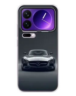 Чохол для Xiaomi 17 Pro Max з картинкою «Mercedes на чорному»