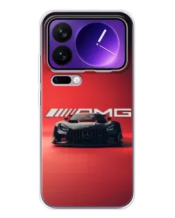 Чохол для Xiaomi 17 Pro Max з картинкою «Mercedes AMG — червона лінія»