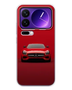 Чохол для Xiaomi 17 Pro Max з картинкою «Червоний Mercedes AMG»