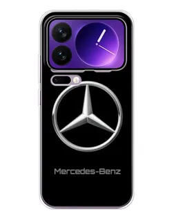 Чохол для Xiaomi 17 Pro Max з картинкою «Mercedes Silver Logo»