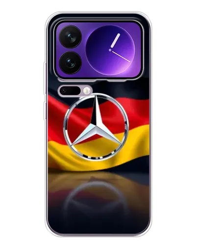 Чохол для Xiaomi 17 Pro Max з картинкою «Mercedes — прапор Німеччини»
