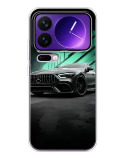 Чохол для Xiaomi 17 Pro Max з картинкою «Темний Mercedes AMG»