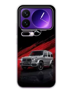 Чохол для Xiaomi 17 Pro Max з картинкою «Mercedes G-Class червоний»
