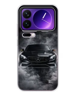Чохол для Xiaomi 17 Pro Max з картинкою «Mercedes у диму»