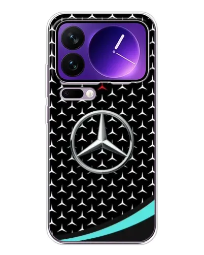 Чохол для Xiaomi 17 Pro Max з картинкою «Mercedes — бірюзовий акцент»