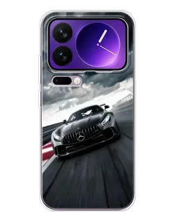 Чохол для Xiaomi 17 Pro Max з картинкою «Гоночний Mercedes AMG»