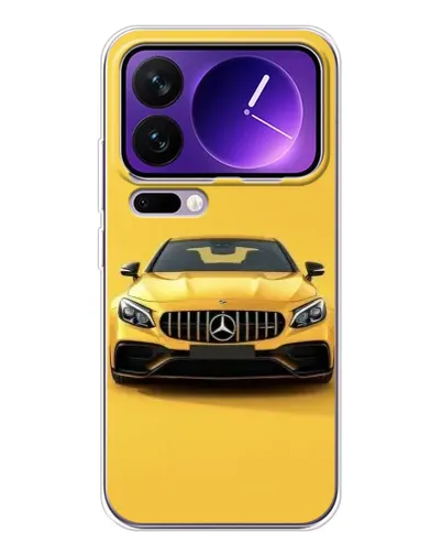 Чохол для Xiaomi 17 Pro Max з картинкою «Жовтий Mercedes GT»