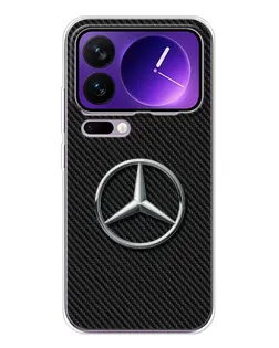 Чехол для Xiaomi 17 Pro Max с картинкой «Карбоновый Mercedes стиль» Чехол для Xiaomi 17 Pro Max с картинкой «Карбоновый Mercedes стиль»