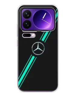 Чехол для Xiaomi 17 Pro Max с картинкой «Спортивные линии Mercedes» Чехол для Xiaomi 17 Pro Max с картинкой «Спортивные линии Mercedes»