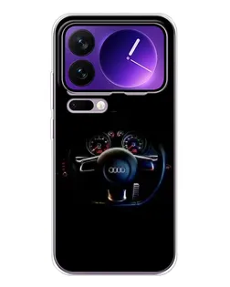 Чохол для Xiaomi 17 Pro Max з картинкою «Салон Audi — кермо» Чохол для Xiaomi 17 Pro Max з картинкою «Салон Audi — кермо»