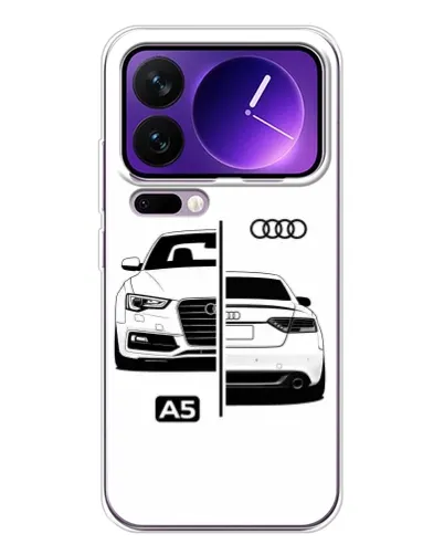 Чехол для Xiaomi 17 Pro Max с картинкой «Audi — контрастный дизайн» Чехол для Xiaomi 17 Pro Max с картинкой «Audi — контрастный дизайн»