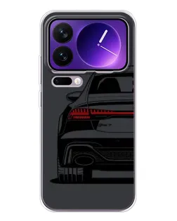 Чехол для Xiaomi 17 Pro Max с картинкой «Задняя часть Audi — арт»