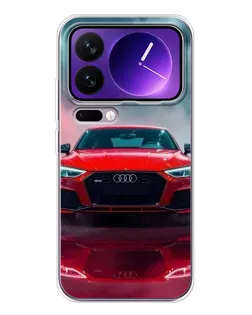 Чехол для Xiaomi 17 Pro Max с картинкой «Audi RS — красный стиль»
