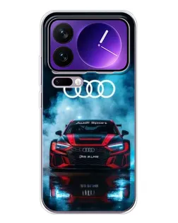 Чехол для Xiaomi 17 Pro Max с картинкой «Audi Sport — неон»