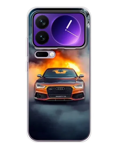 Чехол для Xiaomi 17 Pro Max с картинкой «Audi в огненном дыму» Чехол для Xiaomi 17 Pro Max с картинкой «Audi в огненном дыму»
