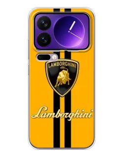 Чохол для Xiaomi 17 Pro Max з картинкою «Lamborghini Stripe жовтий» Чохол для Xiaomi 17 Pro Max з картинкою «Lamborghini Stripe жовтий»