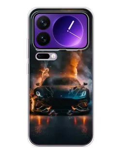 Чохол для Xiaomi 17 Pro Max з картинкою «Lamborghini димна естетика»