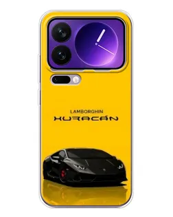 Чохол для Xiaomi 17 Pro Max з картинкою «Lamborghini Huracan чорний»