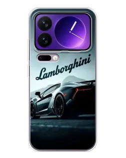 Чохол для Xiaomi 17 Pro Max з картинкою «Класичний Lamborghini надпис»