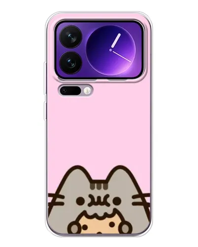 Чохол для Xiaomi 17 Pro Max з картинкою «Pusheen та печиво» Чохол для Xiaomi 17 Pro Max з картинкою «Pusheen та печиво»