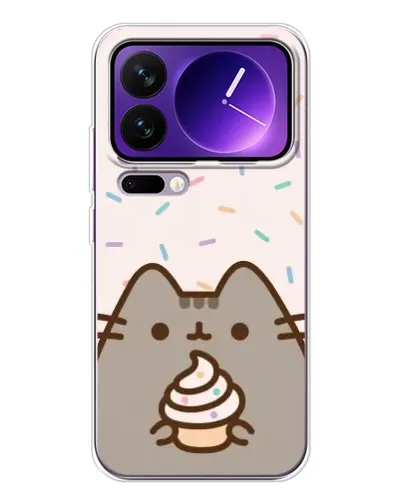 Чохол для Xiaomi 17 Pro Max з картинкою «Пушин з кексом» Чохол для Xiaomi 17 Pro Max з картинкою «Пушин з кексом»