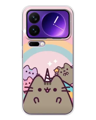 Чохол для Xiaomi 17 Pro Max з картинкою «Єдиноріг Pusheen» Чохол для Xiaomi 17 Pro Max з картинкою «Єдиноріг Pusheen»