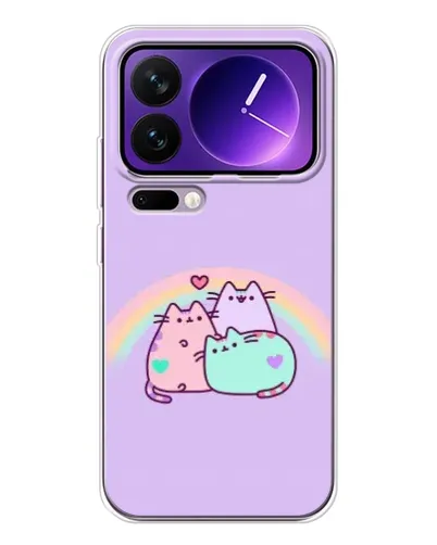 Чохол для Xiaomi 17 Pro Max з картинкою «Веселкові Пушини» Чохол для Xiaomi 17 Pro Max з картинкою «Веселкові Пушини»