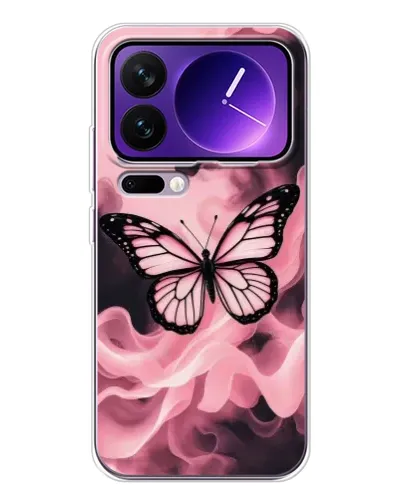Чехол для Xiaomi 17 Pro Max с картинкой «Бабочка в дыму» Чехол для Xiaomi 17 Pro Max с картинкой «Бабочка в дыму»