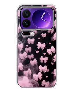 Чехол для Xiaomi 17 Pro Max с картинкой «Неоновое кружево»