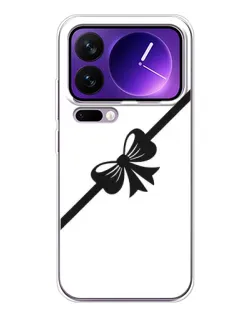 Чехол для Xiaomi 17 Pro Max с картинкой «Диагональный бант»