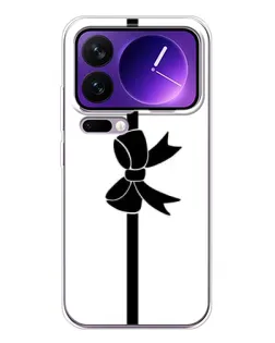 Чехол для Xiaomi 17 Pro Max с картинкой «Вертикальный бант»