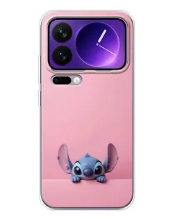 Чехол для Xiaomi 17 Pro Max с картинкой «Stitch выглядывает»