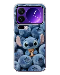 Чехол для Xiaomi 17 Pro Max с картинкой «Стич и голубика»