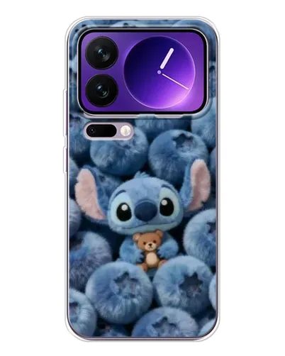 Чехол для Xiaomi 17 Pro Max с картинкой «Стич и голубика» Чехол для Xiaomi 17 Pro Max с картинкой «Стич и голубика»