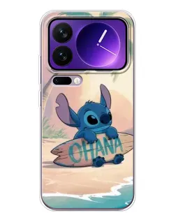 Чехол для Xiaomi 17 Pro Max с картинкой «Стич на серфе»