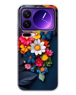 Чохол для Xiaomi 17 Pro Max з картинкою «Квіткова феєрія»