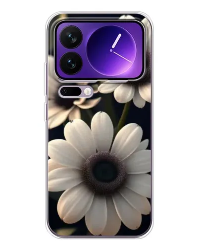 Чохол для Xiaomi 17 Pro Max з картинкою «Білі маргаритки макро»