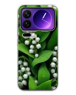 Чохол для Xiaomi 17 Pro Max з картинкою «Конвалії в зелені»