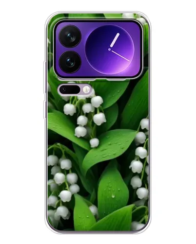 Чохол для Xiaomi 17 Pro Max з картинкою «Конвалії в зелені»