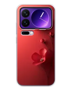 Чохол для Xiaomi 17 Pro Max з картинкою «Макові суцвіття»