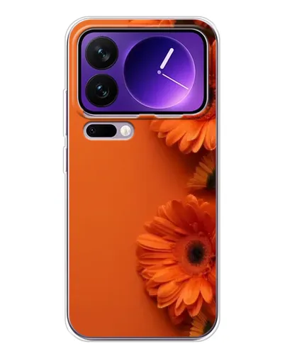 Чохол для Xiaomi 17 Pro Max з картинкою «Помаранчеві гербери»
