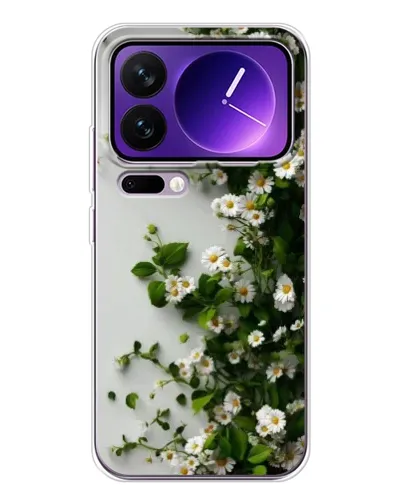 Чохол для Xiaomi 17 Pro Max з картинкою «Гілка дрібних білих квітів»