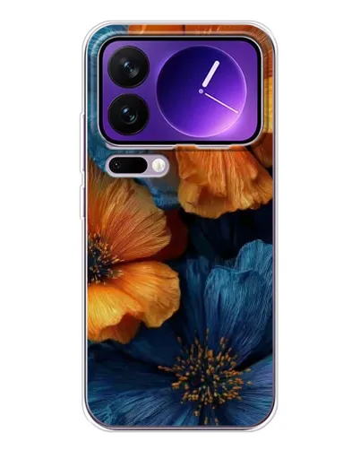 Чохол для Xiaomi 17 Pro Max з картинкою «Яскрава синьо-помаранчева флора» Чохол для Xiaomi 17 Pro Max з картинкою «Яскрава синьо-помаранчева флора»