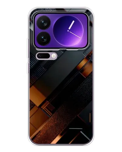 Чохол для Xiaomi 17 Pro Max з картинкою «Чорні геометричні блоки» Чохол для Xiaomi 17 Pro Max з картинкою «Чорні геометричні блоки»
