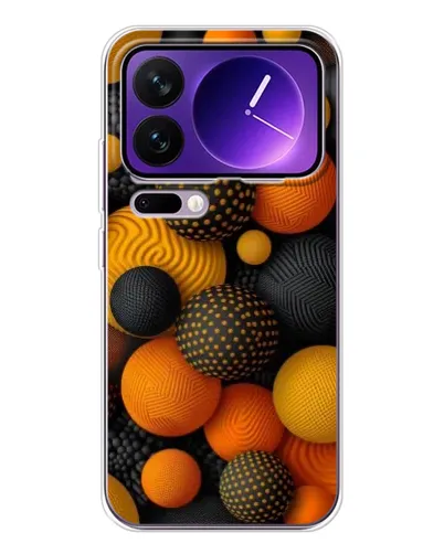 Чохол для Xiaomi 17 Pro Max з картинкою «Об'ємні помаранчеві сфери» Чохол для Xiaomi 17 Pro Max з картинкою «Об'ємні помаранчеві сфери»
