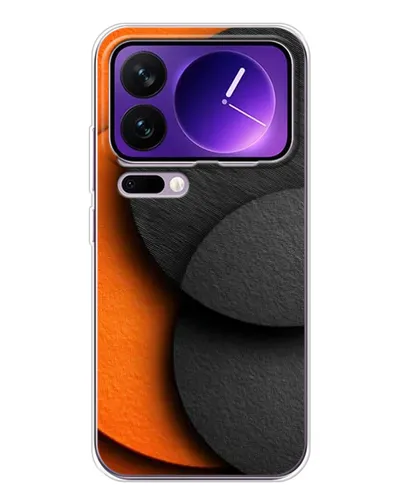 Чохол для Xiaomi 17 Pro Max з картинкою «Геометрія помаранчевих кіл» Чохол для Xiaomi 17 Pro Max з картинкою «Геометрія помаранчевих кіл»