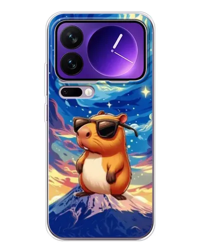 Чехол для Xiaomi 17 Pro Max с картинкой «Капибара Ван Гога»