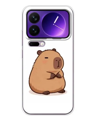 Чехол для Xiaomi 17 Pro Max с картинкой «Толстенькая капибара»