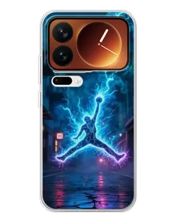 Чехол для Xiaomi 17 Pro с картинкой «Jordan Gold Jumpman»