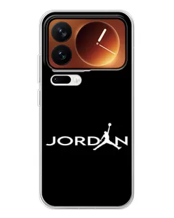 Чехол для Xiaomi 17 Pro с картинкой «Jordan White Logo»